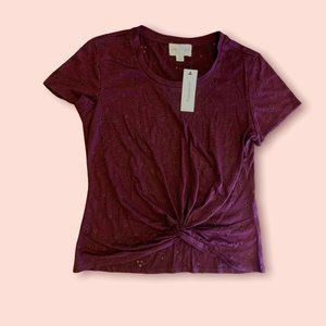 Jun & Ivy Francesca's Purple Blouse Woman's Size Small BRAND NEW Never Worn